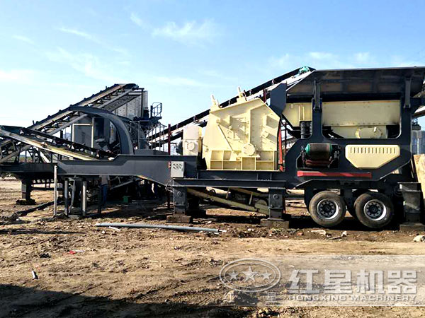 建筑垃圾移動(dòng)破碎站設(shè)備生產(chǎn)現(xiàn)場(chǎng)實(shí)拍