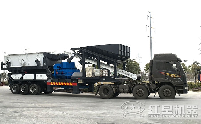 紅星車載碎石機(jī)發(fā)貨圖