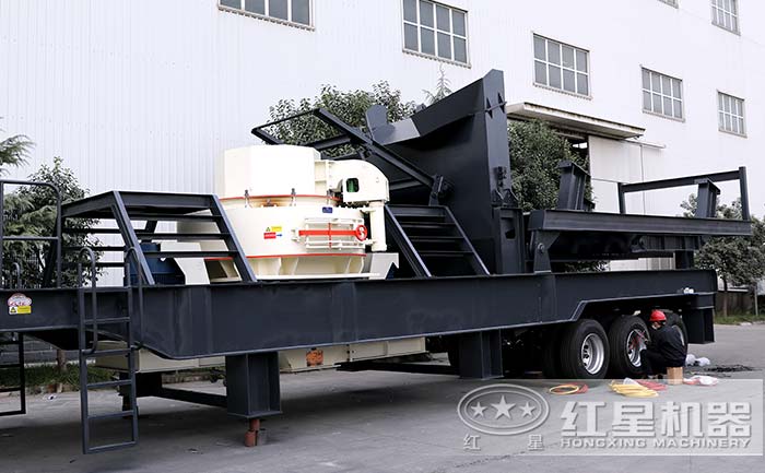 HX3S185GYS300車載渣土圓錐式粉碎、篩分機(jī)