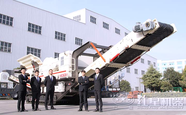 移動破碎機廠區
