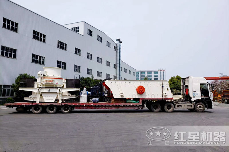 整套大型石頭碎沙機發貨中